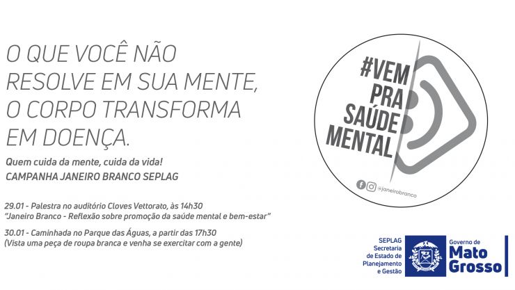 Seplag promove caminhada pela saúde mental nesta quinta-feira (30)